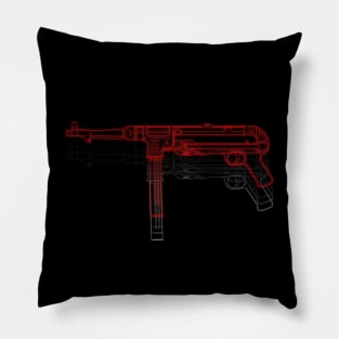 MP40 WW2 Submachine Gun Pillow