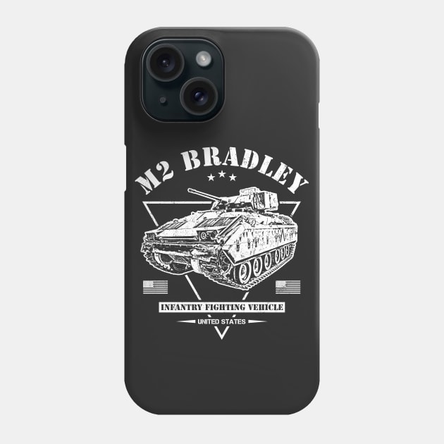 M2 Bradley Infantry Fighting Vehicle Phone Case by Military Style Designs