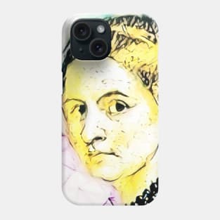 Anne Bronte Portrait | Anne Bronte Artwork 3 Phone Case