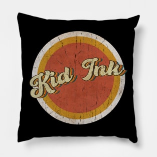 circle vintage Kid Ink Pillow