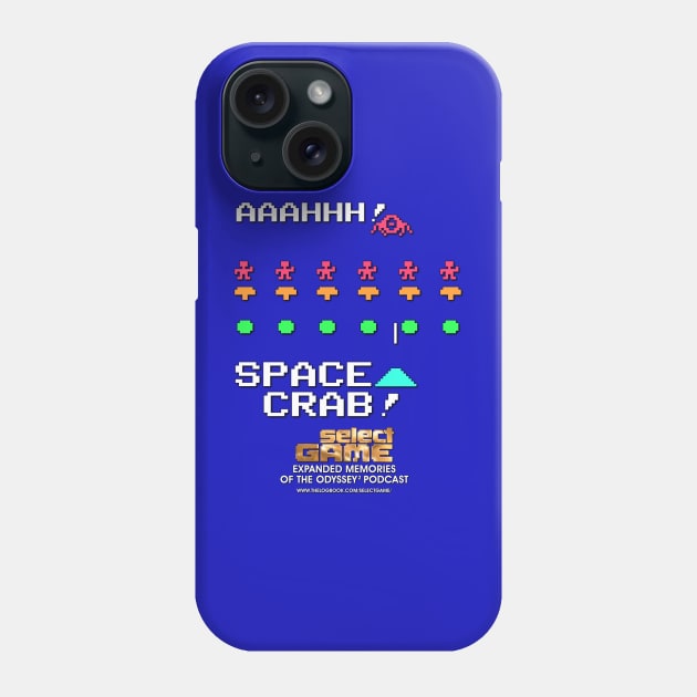 Select Game: Aaaaaah, Space Crab! Phone Case by thelogbook