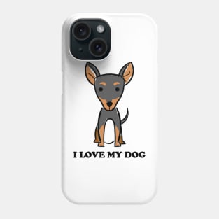 I Love My Dog Phone Case