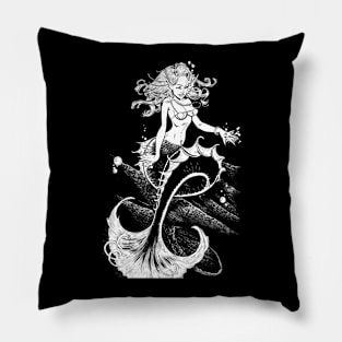 Mermaids Cave Pillow