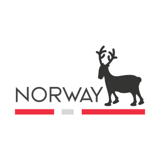 Norway elk and flag T-Shirt