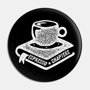 Book lover with coffee Pin