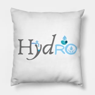 hydro, vsco, cute, hydro, aesthetic, funny, aesthetics, indie, grunge, trendy, emotional support, water, hydrate, cartoon, movie Pillow