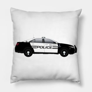 New Castle police car Pillow