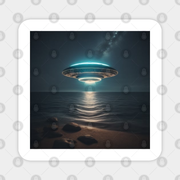 Above the sea Magnet by UFO CHRONICLES PODCAST