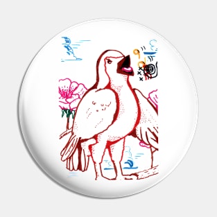 Singing Bird Pin