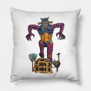 Monster Robot Pillow