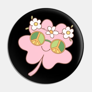 Hippie Clover Pin