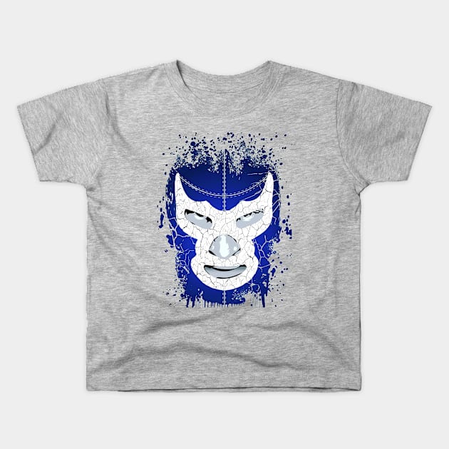 Feel-Ink Lucha Libre Wrestling Demon Blue Legend T-Shirt Feel-Ink Lucha Libre Wrestling Demon Blue Legend T-Shirt