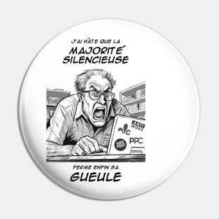 La majorité silencieuse Pin