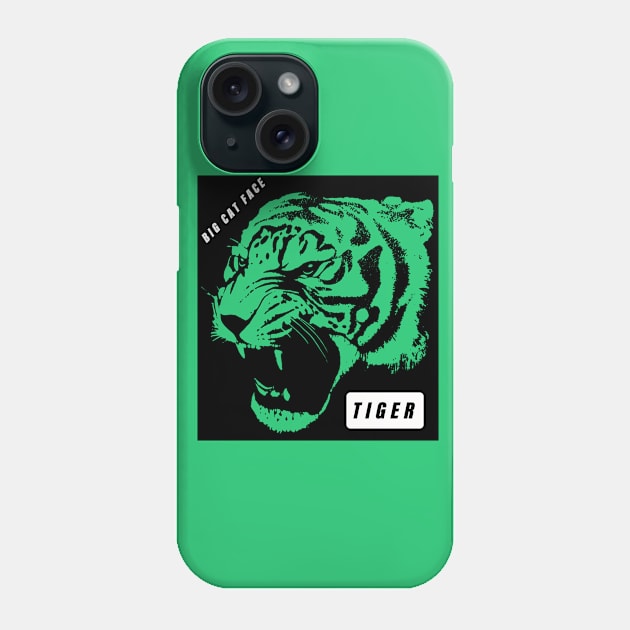 Big Cat Face Phone Case by aboss