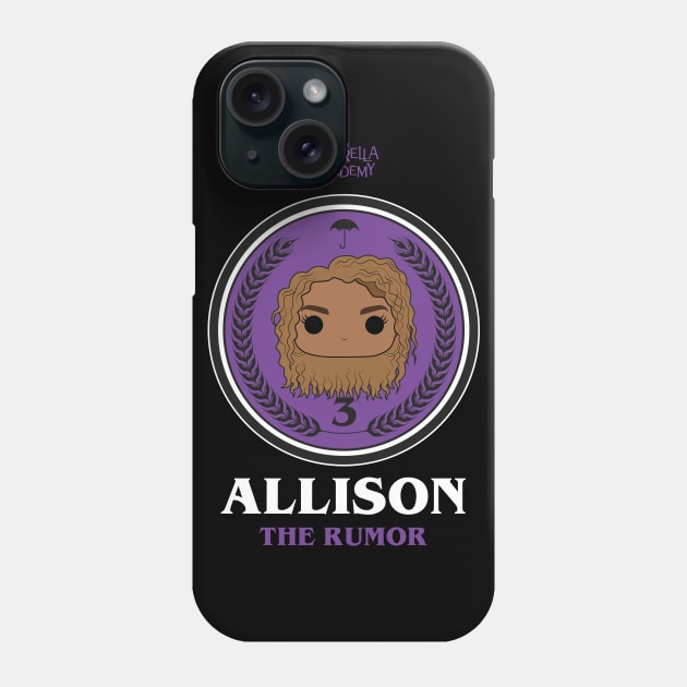 UMBRELLA ACADEMY 2: ALLISON THE RUMOUR Phone Case by FunGangStore