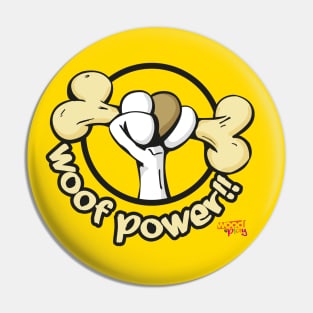 WOOF POWER!! Wood&Play Pin