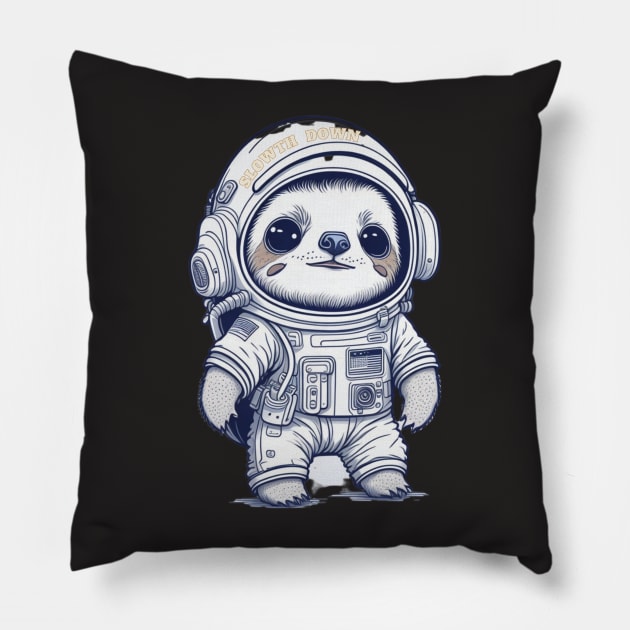 Sloth down Pillow by BakterjaWorkshop