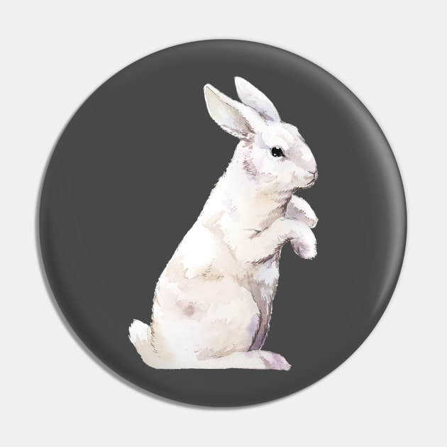 White Rabbit Pin by katanya78