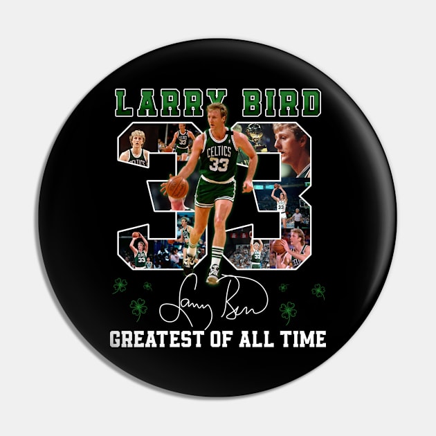 Larry Bird Legend Air Bird Basketball Signature Vintage Retro 80s 90s Bootleg Rap Style Pin by CarDE