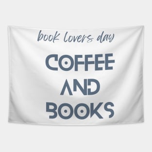 Coffee and books Tapestry