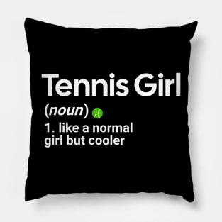 Tennis-Girl Pillow