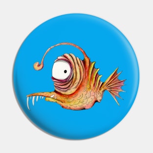 Goldie the mutant goldfish Pin