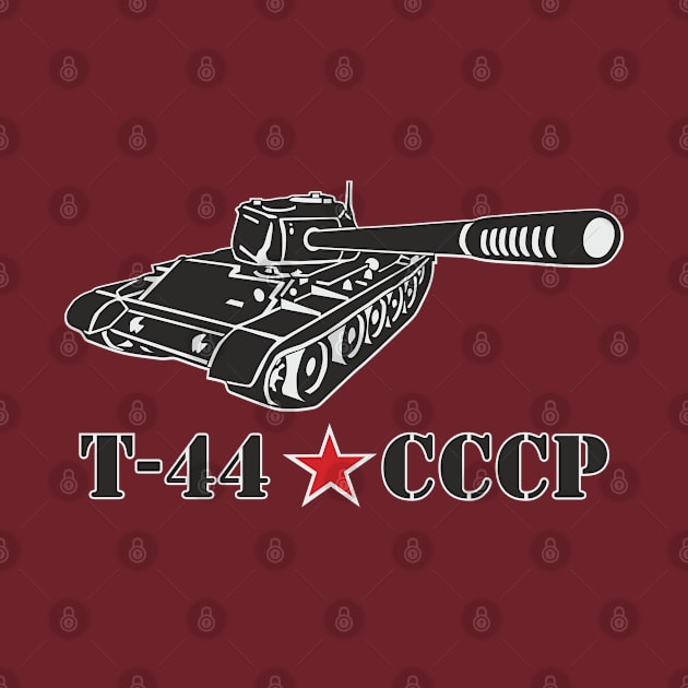 Soviet medium tank T-44 by FAawRay