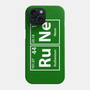 Rune (Ru-Ne) Periodic Elements Spelling Phone Case