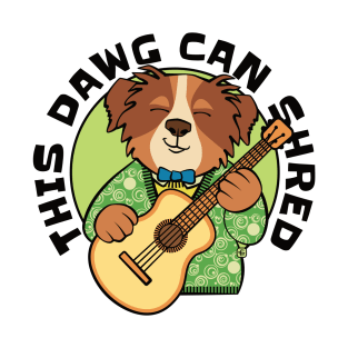 This Dawg Can Shred Guitar T-Shirt