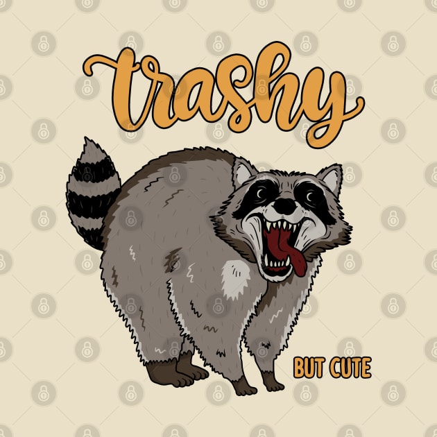 Raccoon - Trashy but cute by valentinahramov