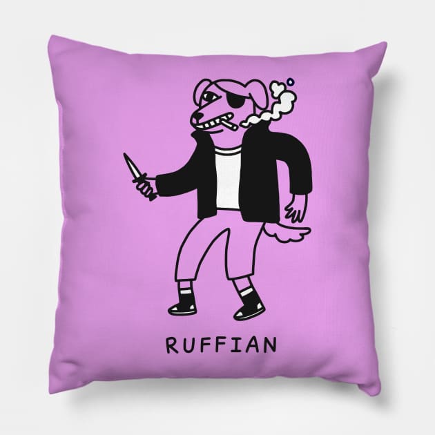 Ruffian Pillow by obinsun