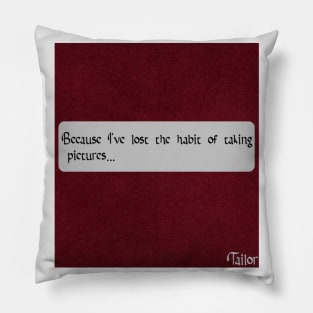 Non-everyday phrases Pillow