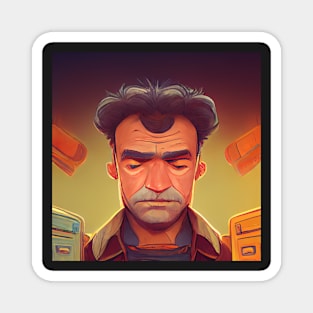 Mechanic | Comics Style Magnet