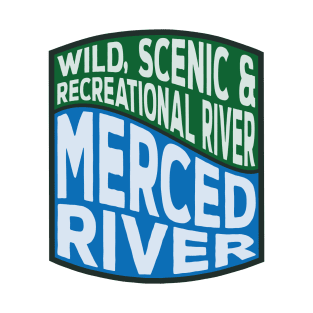 Merced River Wild, Scenic and Recreational River Wave T-Shirt
