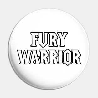 Fury Warrior Pin