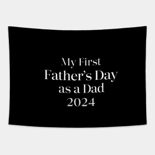 First Time Dad Est 2024 Tapestry