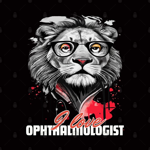 I love Ophthalmologist lion brafdesign by Brafdesign