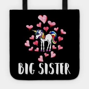 Big sister retro unicorn Tote