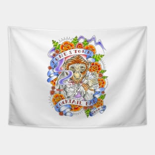 jonestown inspired tattoo design Tapestry