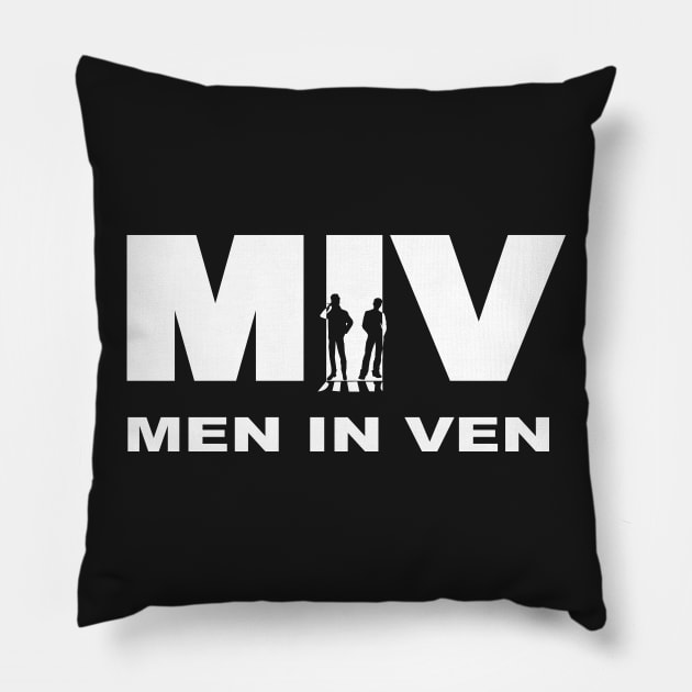 Men In Ven Pillow by FlyNebula