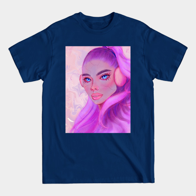 Discover Marble Lady - Pink Lady - T-Shirt