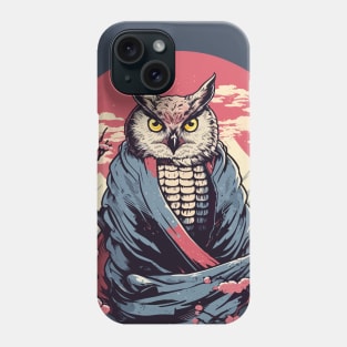 Owl Samurai Phone Case