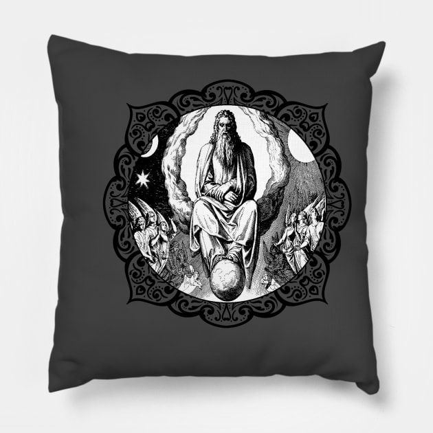 Demiurge Gnostic Lord of this World Pillow by AltrusianGrace