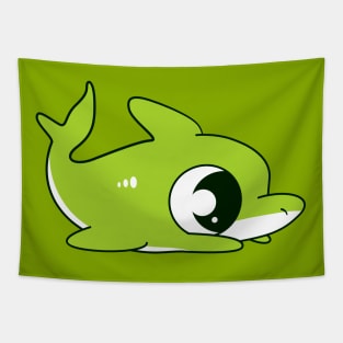 Yellow Green Baby Shark Tapestry