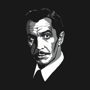 Vincent Price greyscale T-Shirt