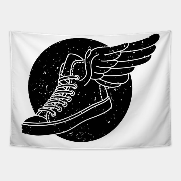 Hope sneaker wing Tapestry by Mako Design 