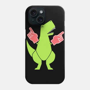 Yay Big Hand Funny T-rex Gift T-shirt For Lover Phone Case