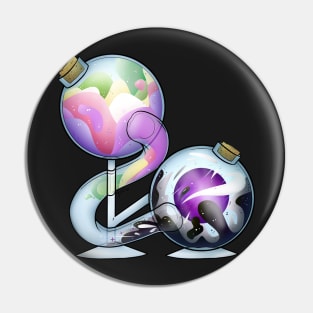 Genderfae And Asexual Pride Potion Pin