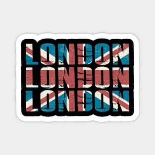 UK Proud - London Vintage Union Jack Magnet