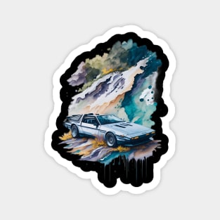 Summer Art DMC DeLorean Magnet